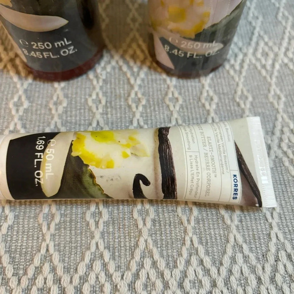 Korres Bundle, Body Cleanser, Body Butter and Body Firming Serum Spray. Vanilla - Picture 4 of 7